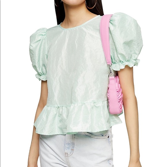 Topshop Tops - Topshop Bow Back Blouse